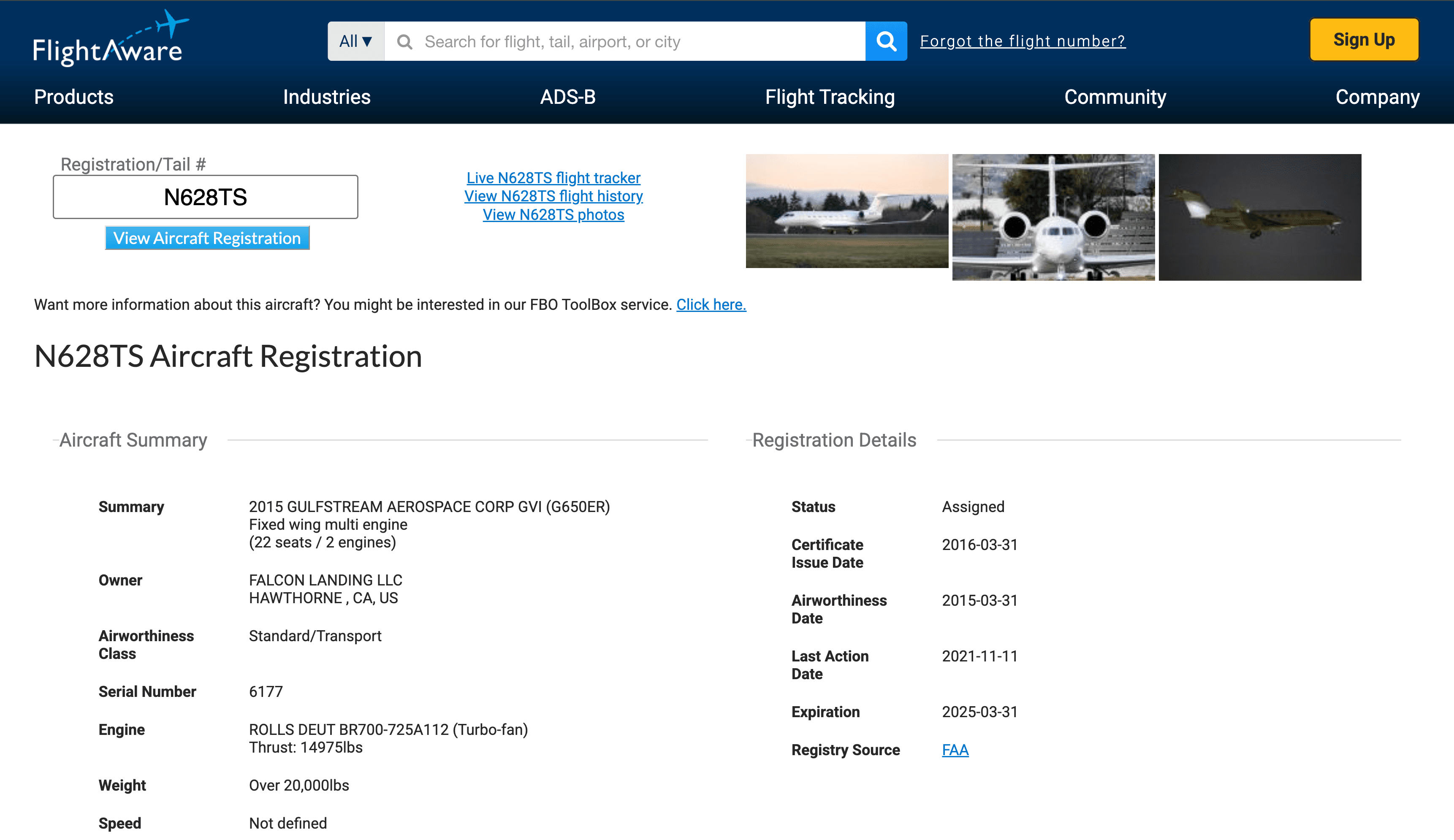 Why FlightAware Removed Aircraft Registration History